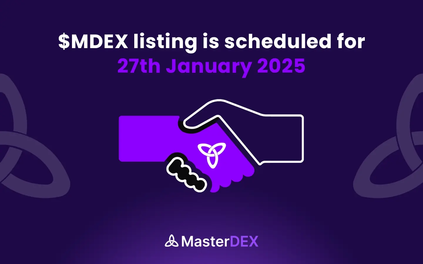 $MDEX listing is scheduled for 27th January 2025