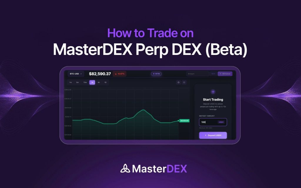 How to trade on MasterDEX Perp DEX (Beta) on Base blockchain